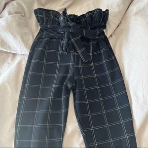 Black and White Checkered Pants